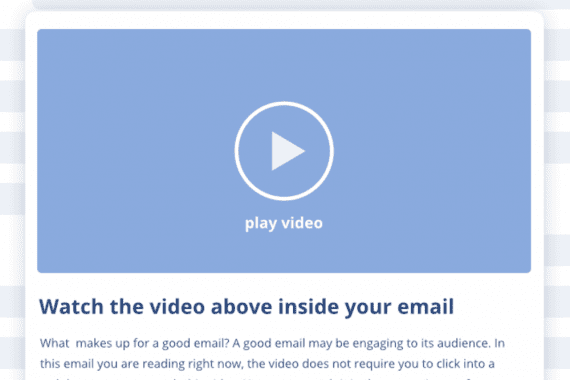 Drive Email Engagement with Embedded Video