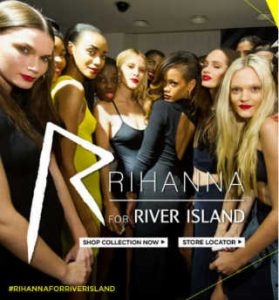 Celebrity Fashion – Rihanna For River Island