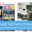 Why You Should Sell Party Printables on Etsy
