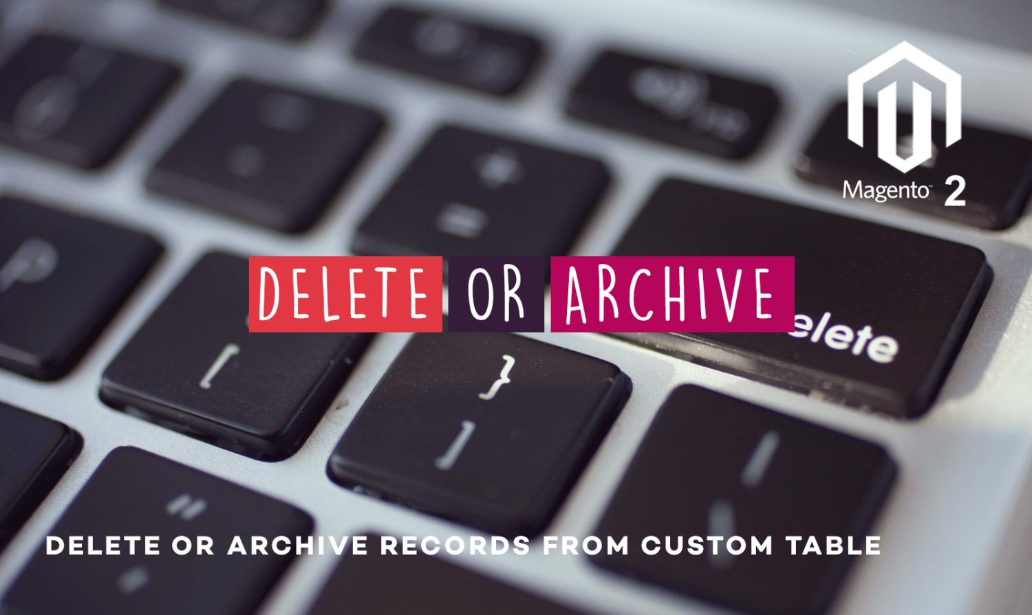 Magento 2 : How to delete or archive records from custom table?
