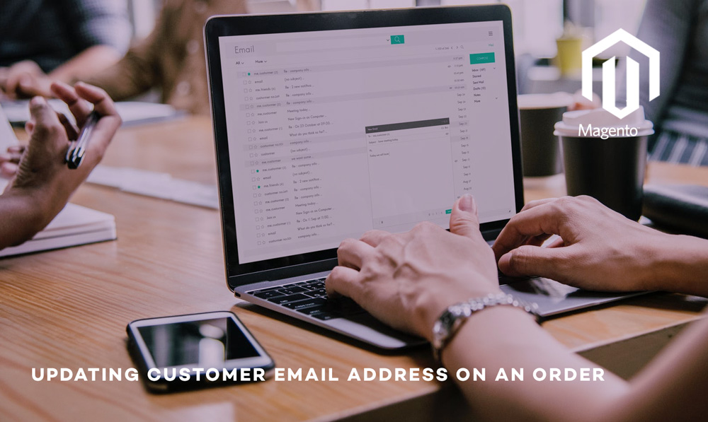 Updating customer email address on a Magento Order
