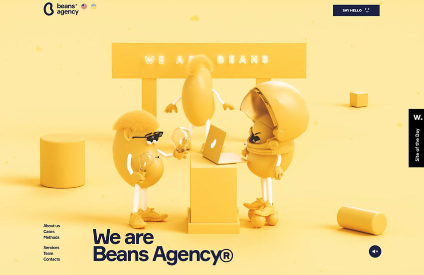 Example from Beans Digital Marketing Agency
