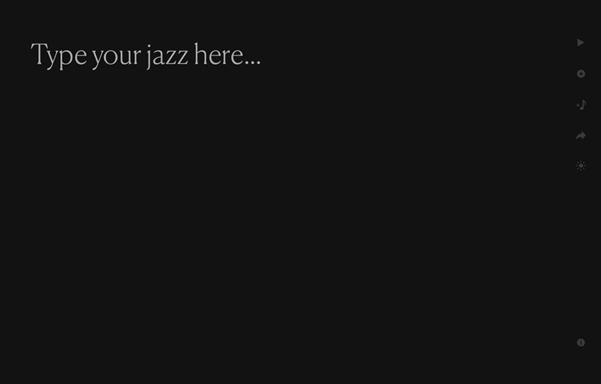 Example from JazzKeys