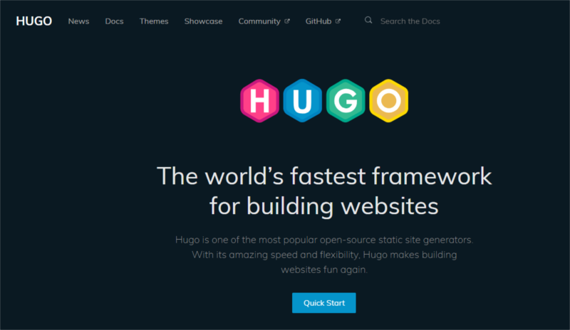 Hugo - static-site generators