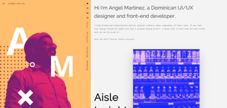 10 Beautifully Designed Examples of Split Screen Layouts in Web Design