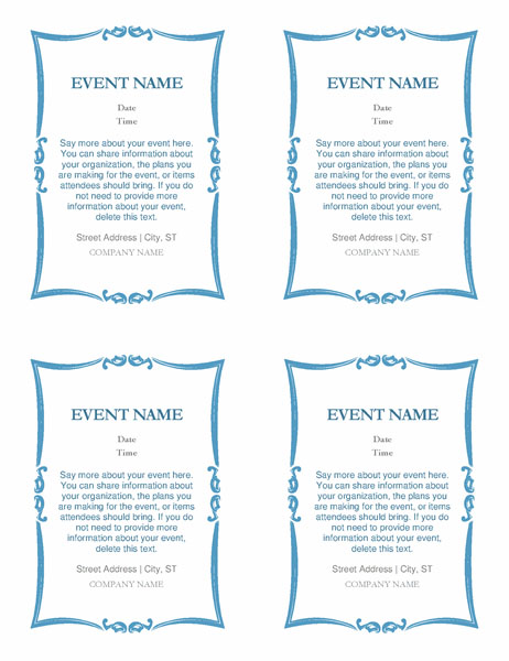 2-1 25+ Free Invitation Templates in Google Docs and Word