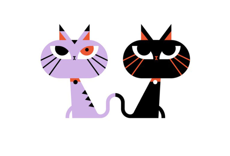 Tiny-Cats Beautiful cat illustration examples to check out
