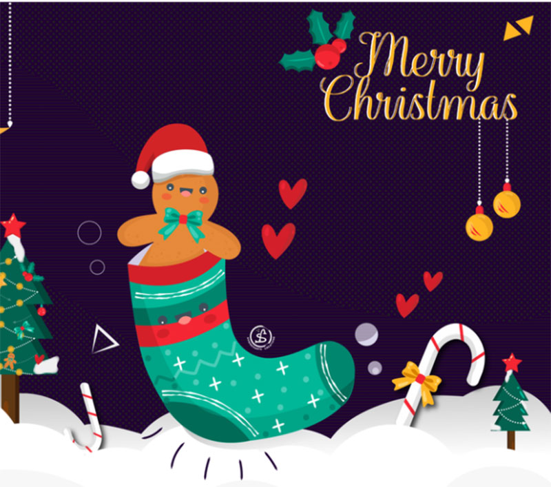 Merry-Christmas2 Christmas illustration examples that look amazing