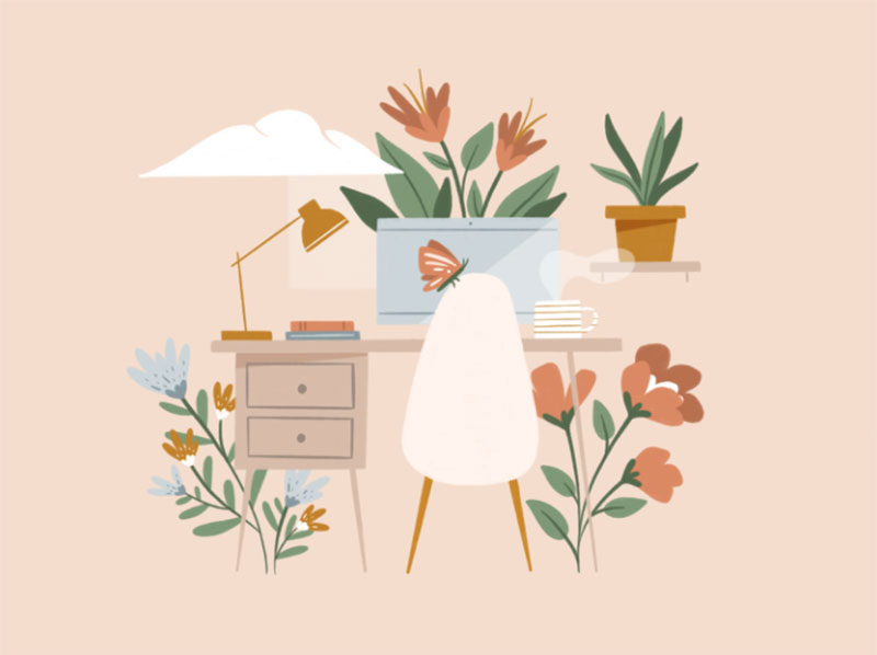 Spring-Fever Dreamy spring illustration examples you must see