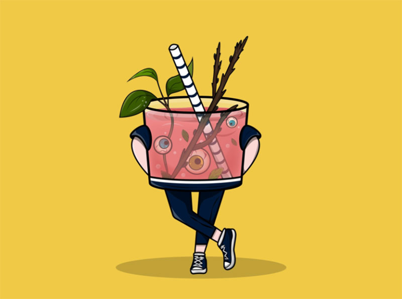 Spring-cocktail-2 Dreamy spring illustration examples you must see