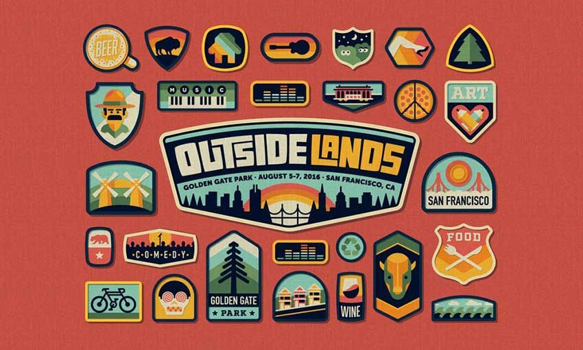 Outside Lands 2016 Festival Branding