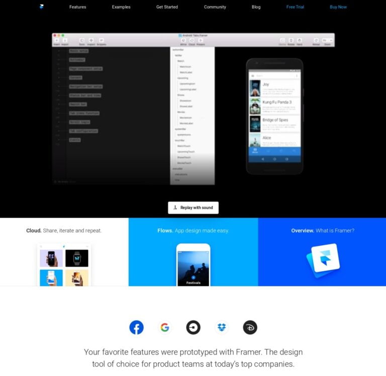 Simple Hero Web Design Examples in Landing Pages