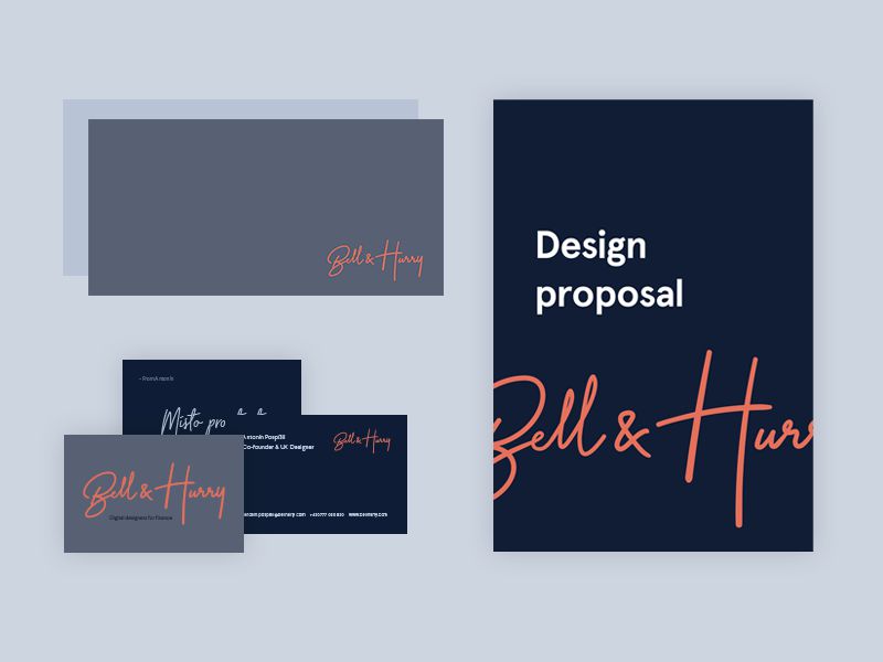 Rebranding B&H Branding Presentation Design inspiration