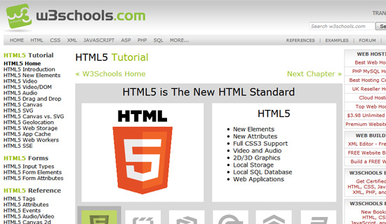 W3schools-html5-tutorials