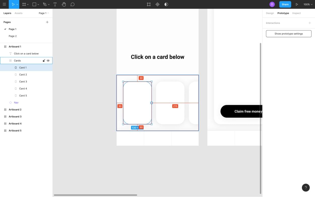 Resizing and Nudging in Figma