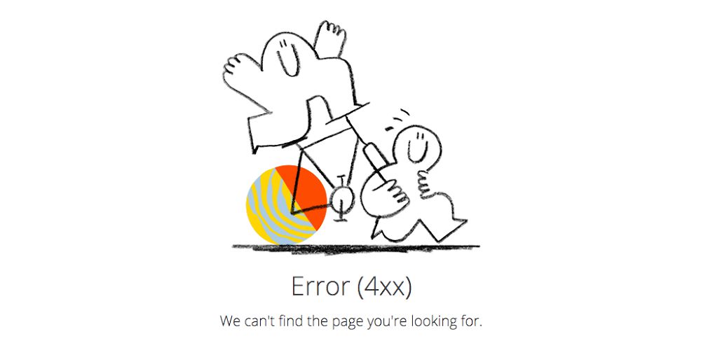 404 web page design Dropbox