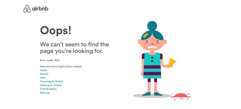 Creative Examples of 404 Web Page Designs