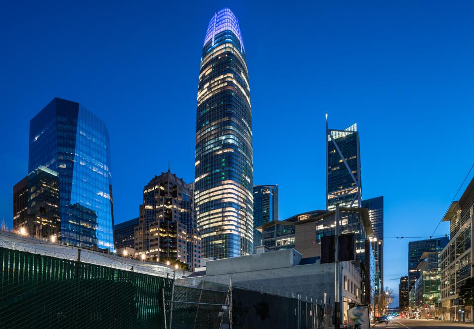 Howard Street View of Salesforce Tower - San Francisco