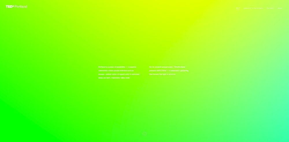Seriously Bright Colorful Website Designs