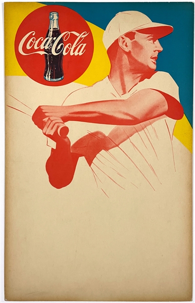 Ted Williams Coca-Cola Advertising Poster
