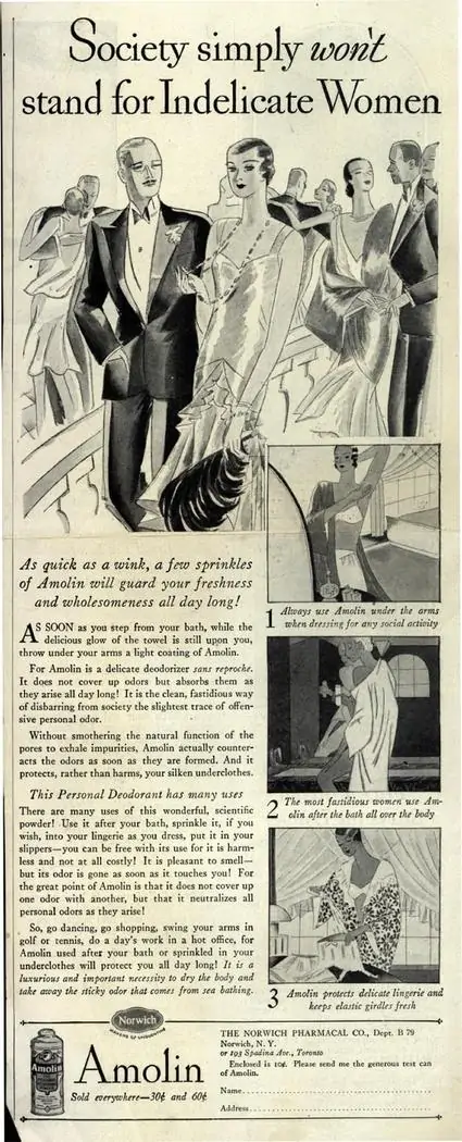 vintage amolin advertisement