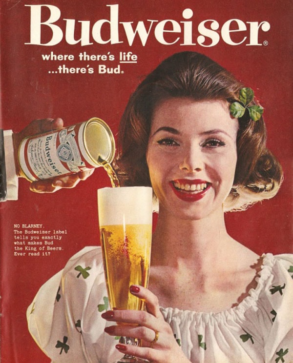 vintage Budweiser advertisement