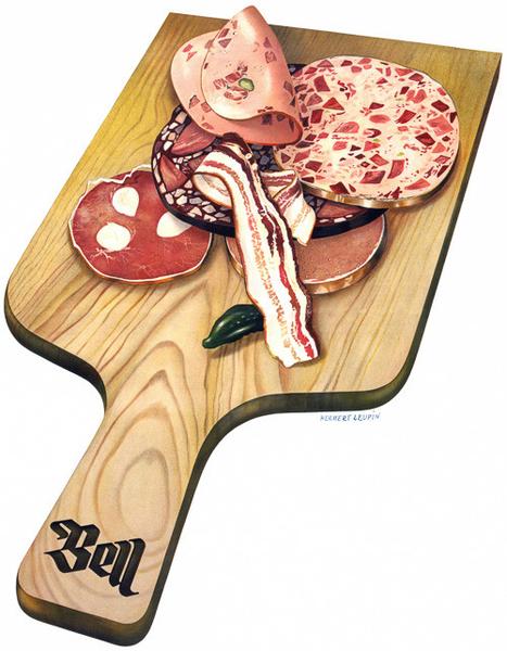 vintage Charcuterie on a Board advertisement