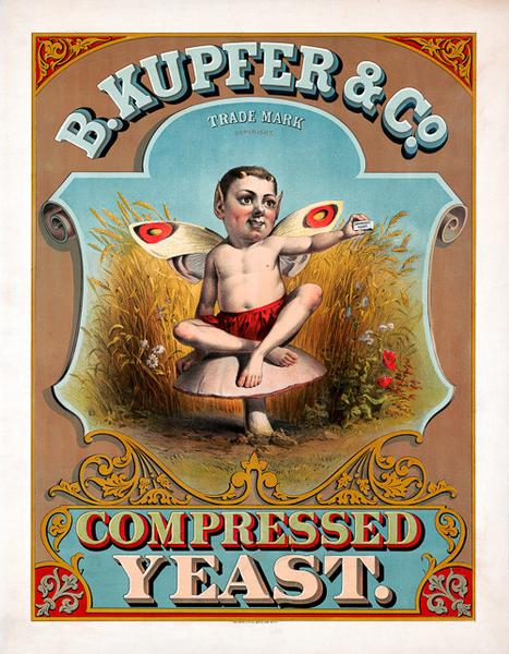 vintage B. Kupfer & Co. Compressed Yeast advertisement