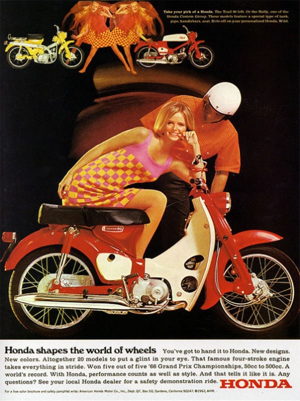 vintage honda advertisement