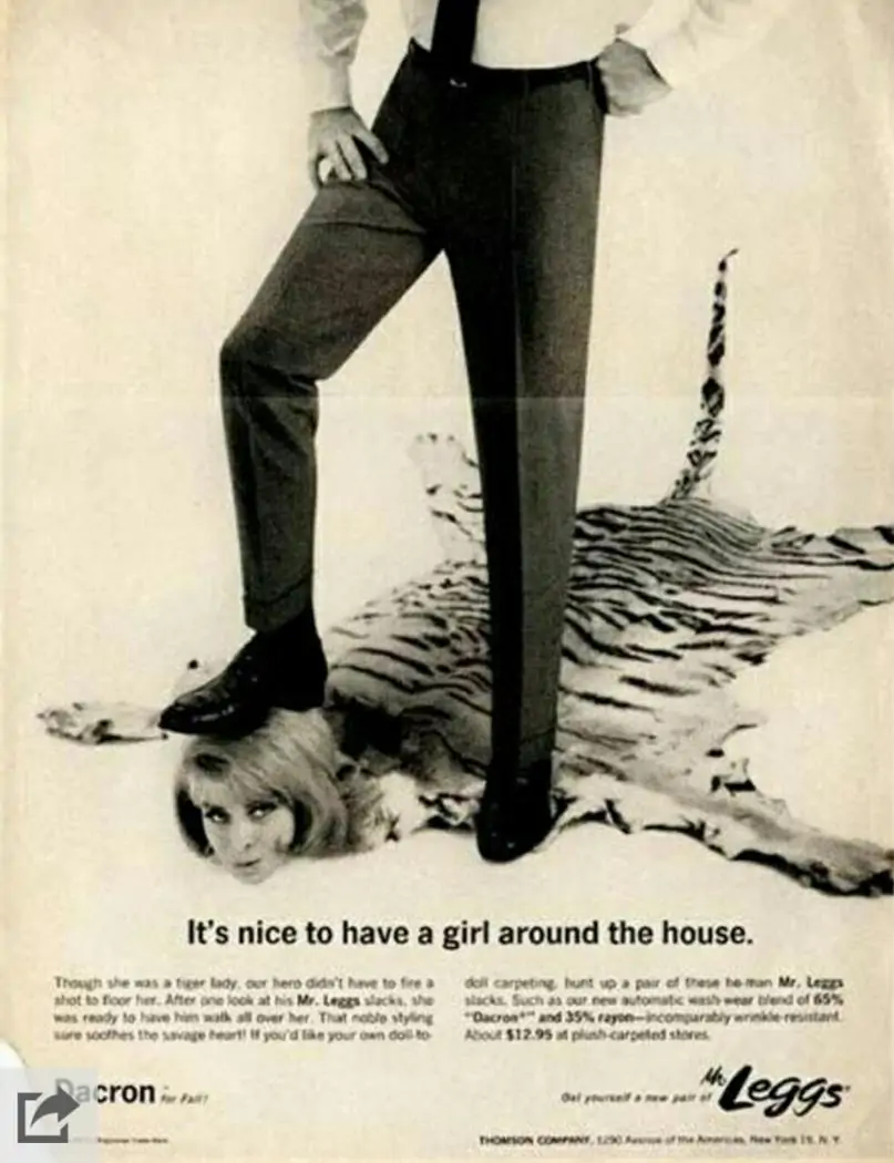 vintage Mr. Leggs advertisement