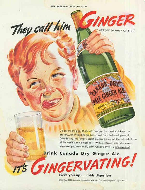 vintage canada dry advertisement