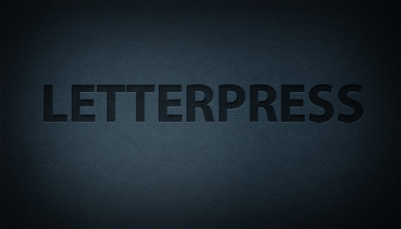 embossed photoshop text effect preview