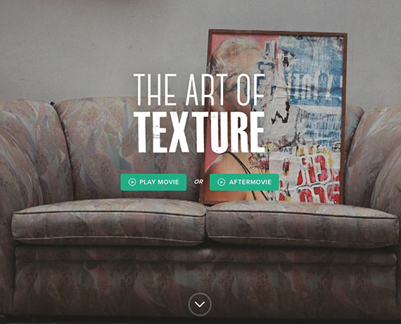 the-art-of-texture-single-page-website