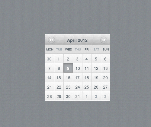 Design an Elegant Calendar Widget Using Adobe Photoshop in Just 15 Minutes