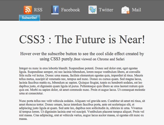 After the basic CSS has been applied to the HTML structure