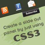 Create a slideout panel by just using CSS3 only