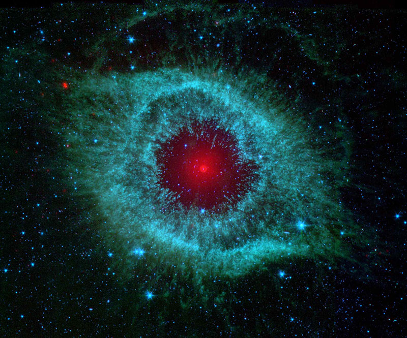 Helix-Nebula-As-Seen-By-Spitzer-The-scientific-view Space background images and textures you can't work without