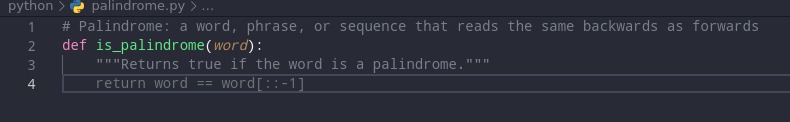 Palindrome Checker