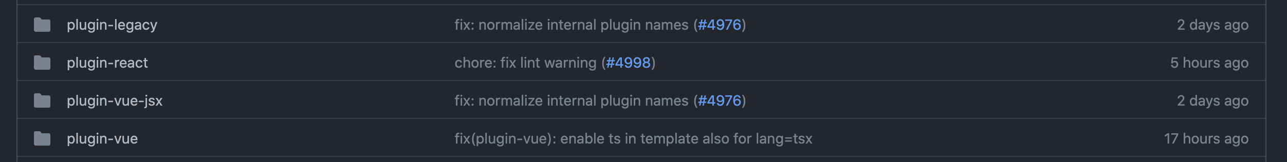 Various plugins