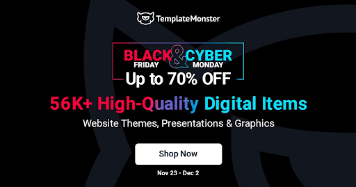 Get 70% OFF for Black Friday & Cyber Monday at TemplateMonster