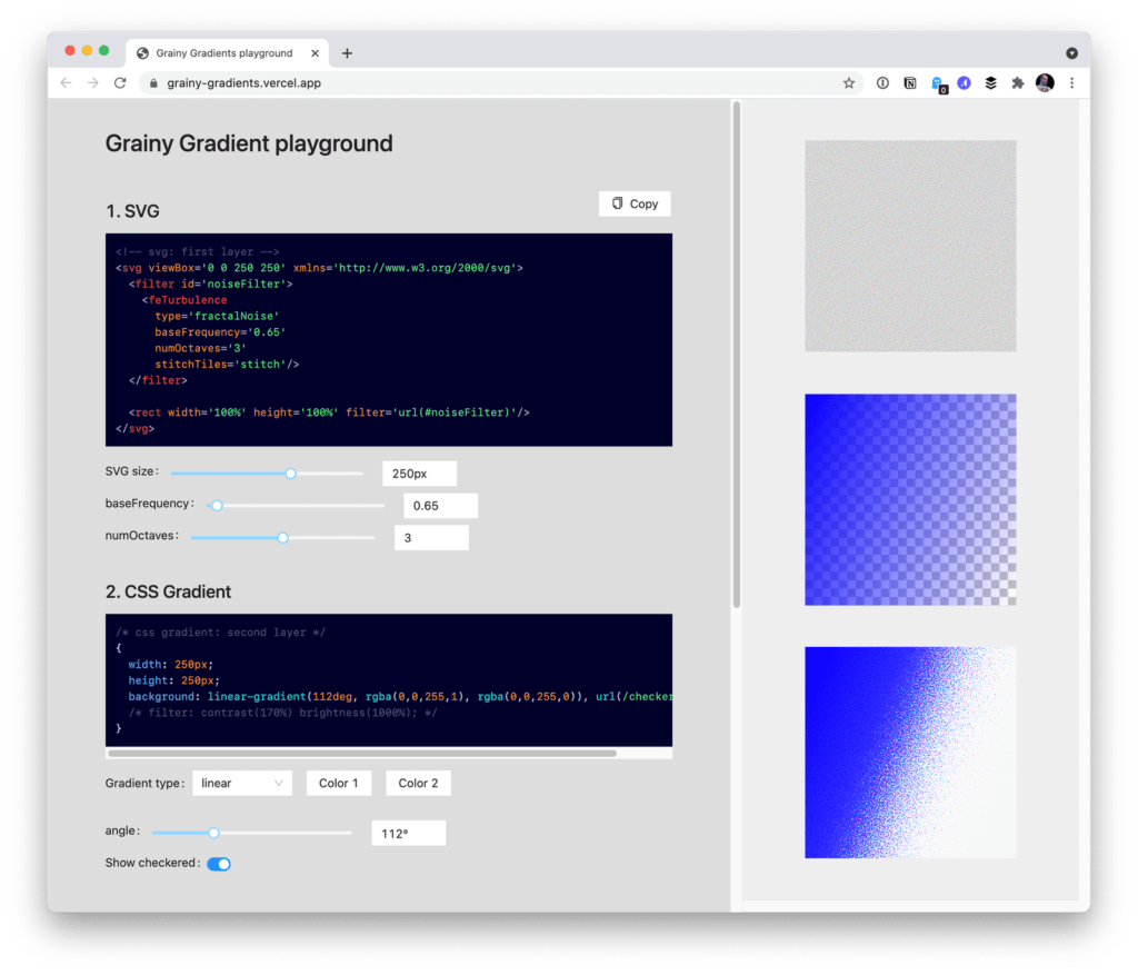 grainy-gradients