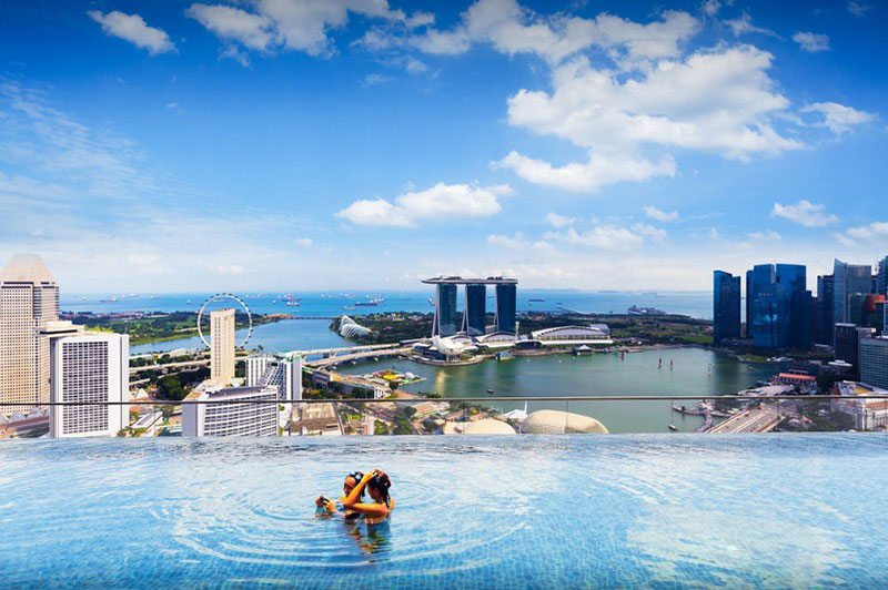 Marina-Bay-Sands-Infinity-Poolwallpaper Nice looking Singapore Wallpaper Images To Use As Backgrounds