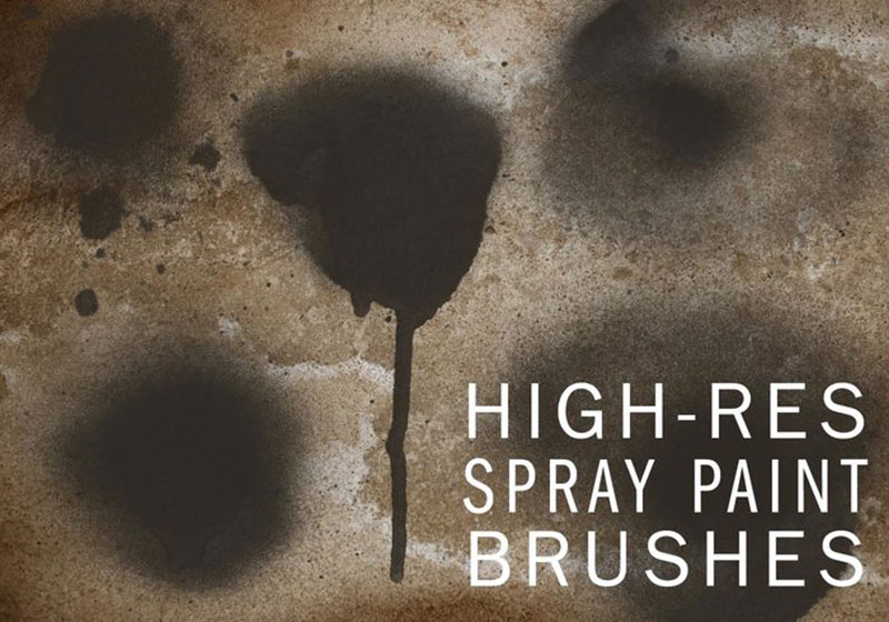 Hi-Res-Spraypaint-Photoshop-Brushes-–Appreciate-excess-paint Photoshop painting brushes to use for better designs