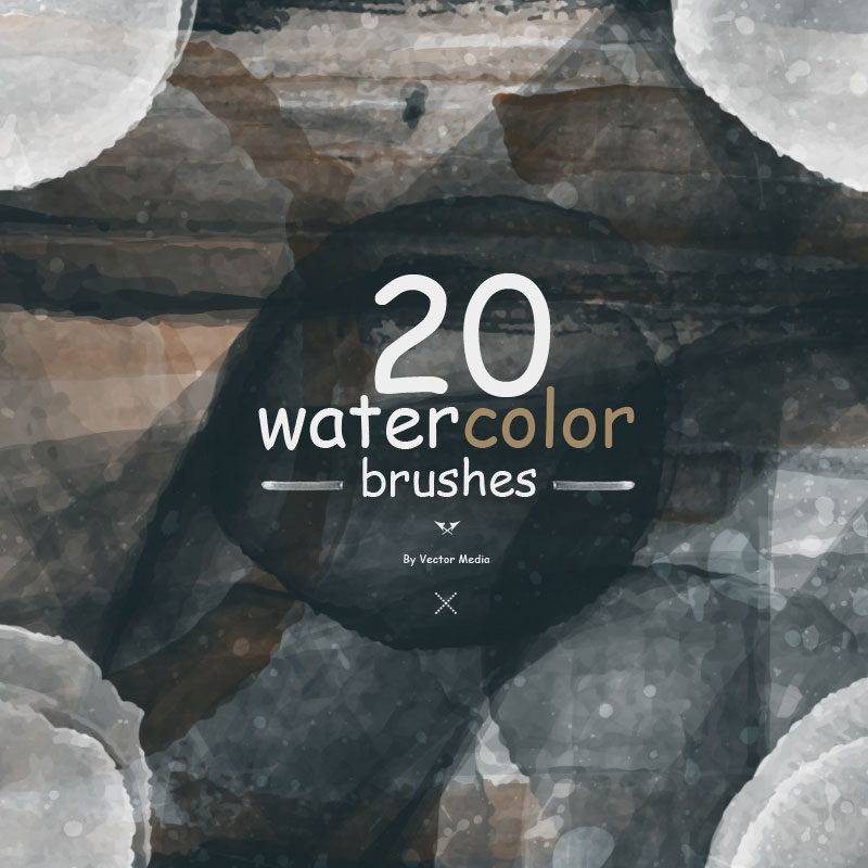 20-Watercolor-Photoshop-Brushes-Faint-strokes Photoshop painting brushes to use for better designs