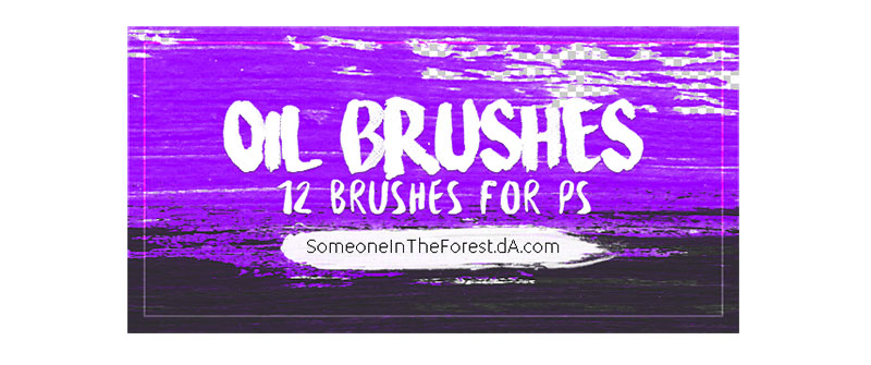 Oil-Photoshop-Brushes-Solid-texture Photoshop painting brushes to use for better designs