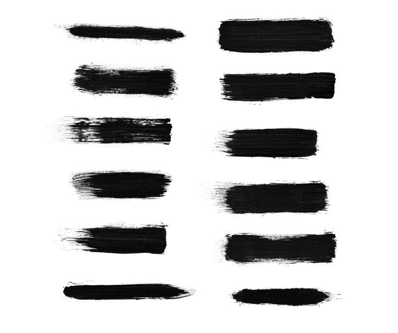 Dry-Brush-Strokes-Real-paint Photoshop painting brushes to use for better designs