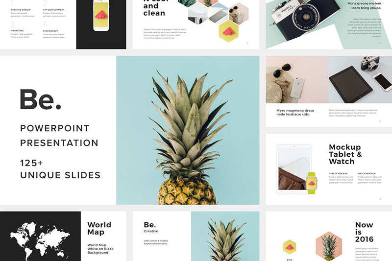 Be-Powerpoint-Presentation-Template The best professional PowerPoint templates collection