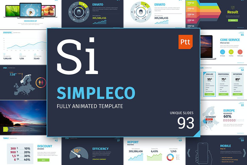 Simpleco-Professional-Templates The best professional PowerPoint templates collection