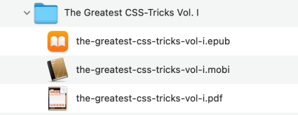 The Greatest CSS Tricks Vol. I eBook (PDF and EPUB)