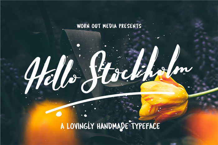 Hello-Stockholm 90 FREE Retro and Vintage Fonts To Download